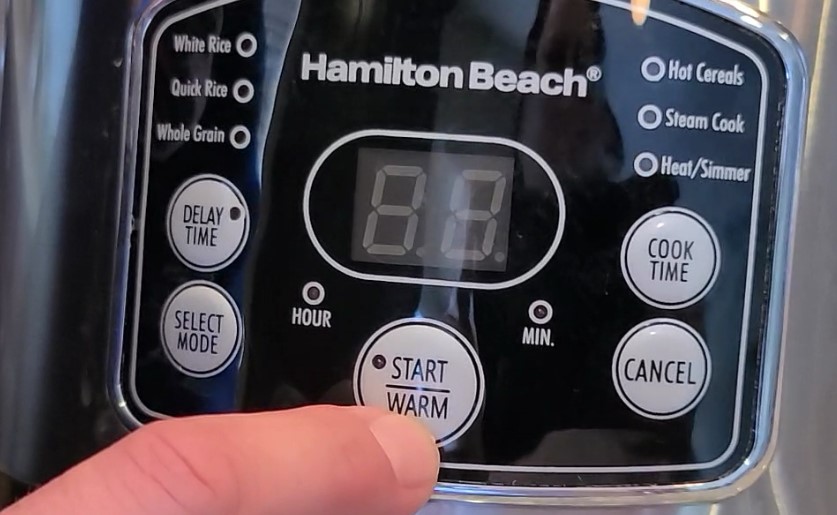 hamilton beach rice cooker not working
