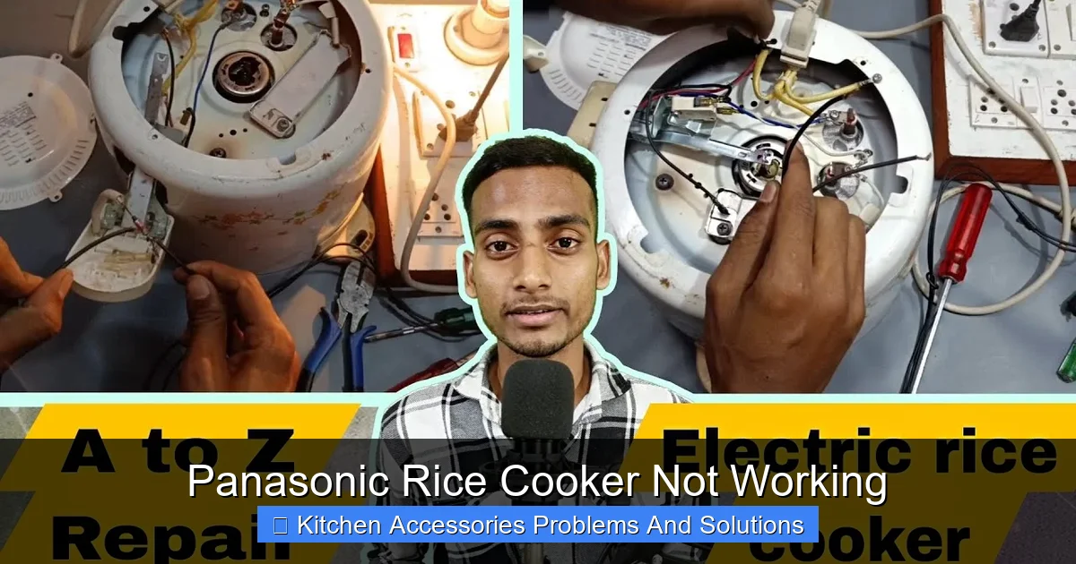 Panasonic Rice Cooker Not Working