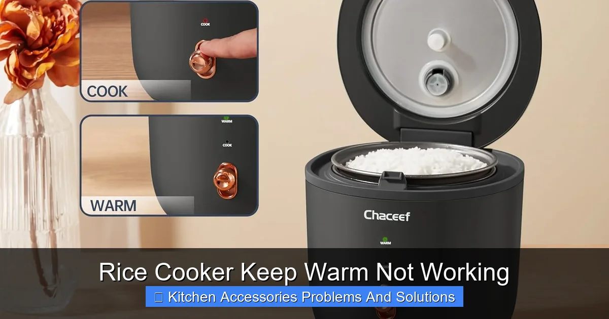Maintenance Tips to Keep Your Rice Warm