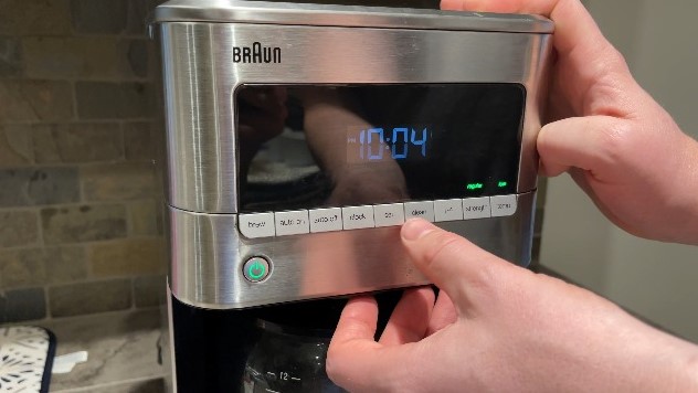 braun coffee maker buttons not working