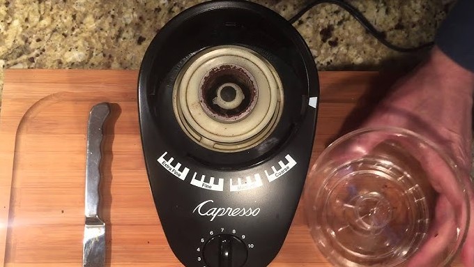 capresso coffee maker grinder not working