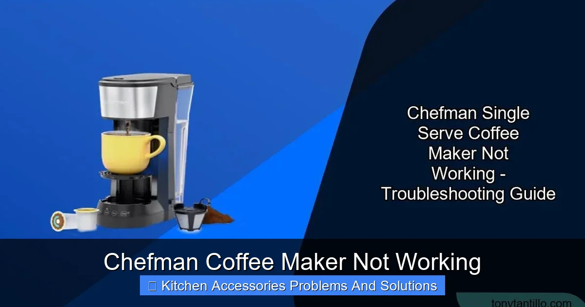 Chefman Coffee Maker Not Working