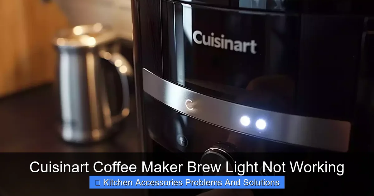 Why Your Brew Light Fails