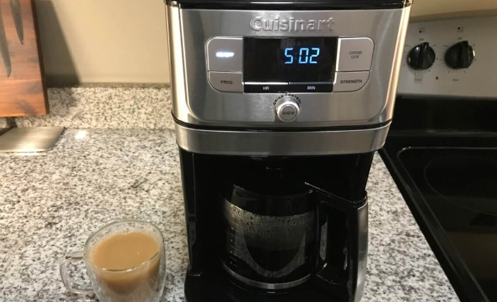cuisinart coffee maker brew light not working