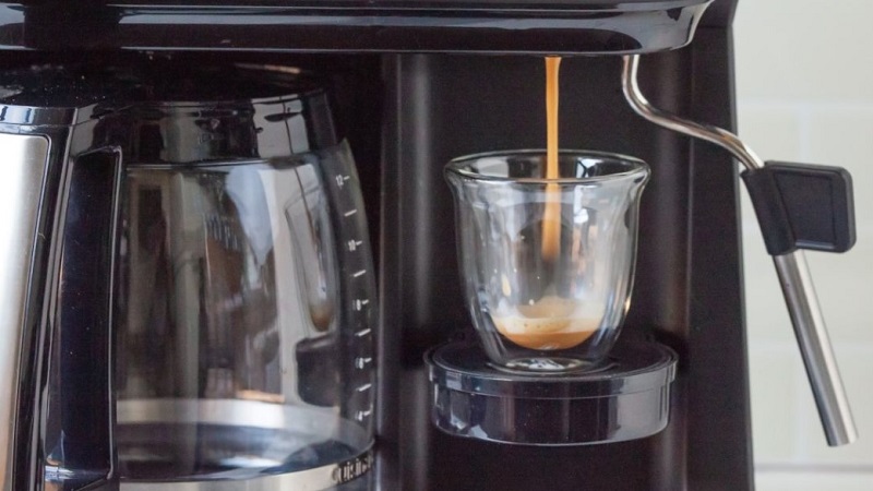 cuisinart coffee maker pod side not working