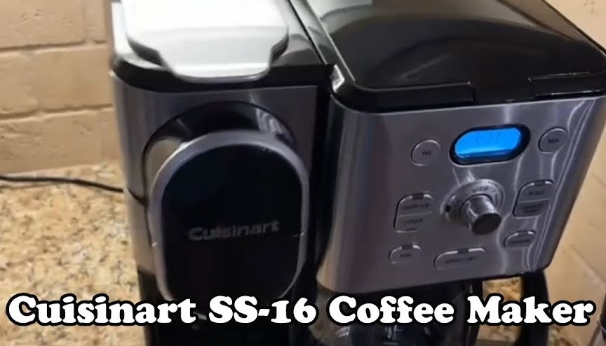 cuisinart coffee maker ss 16 pod button not working