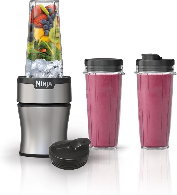 Ninja Nutri-Plus Personal Blender with 900W Power and Three 20oz To-Go