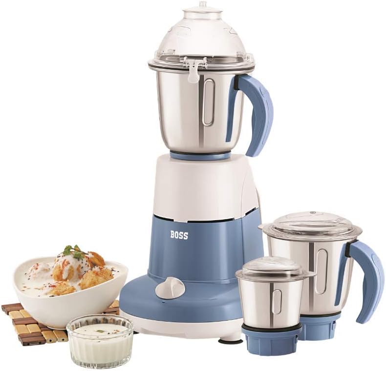 BOSS Excel Pro 750W 3-Jar Mixer Grinder