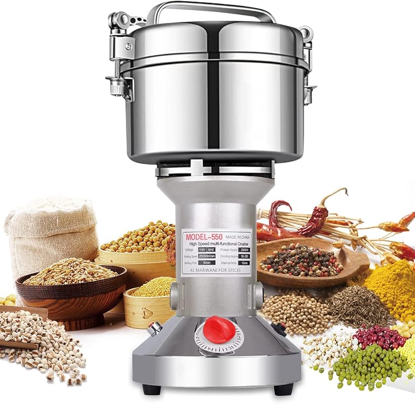 LEJIEYIN 550g Electric High Speed Stainless Steel Herb and Spice Grind