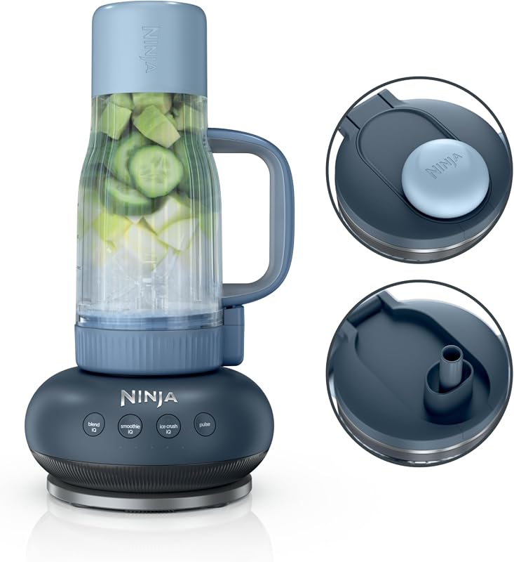 Ninja BlendBOSS Personal Blender, 1200W Power, 26oz Tumbler, Cyberspac