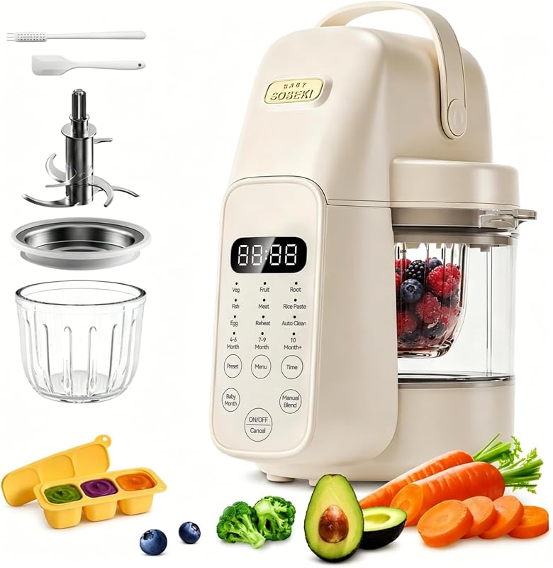 best steamers and blenders for baby food