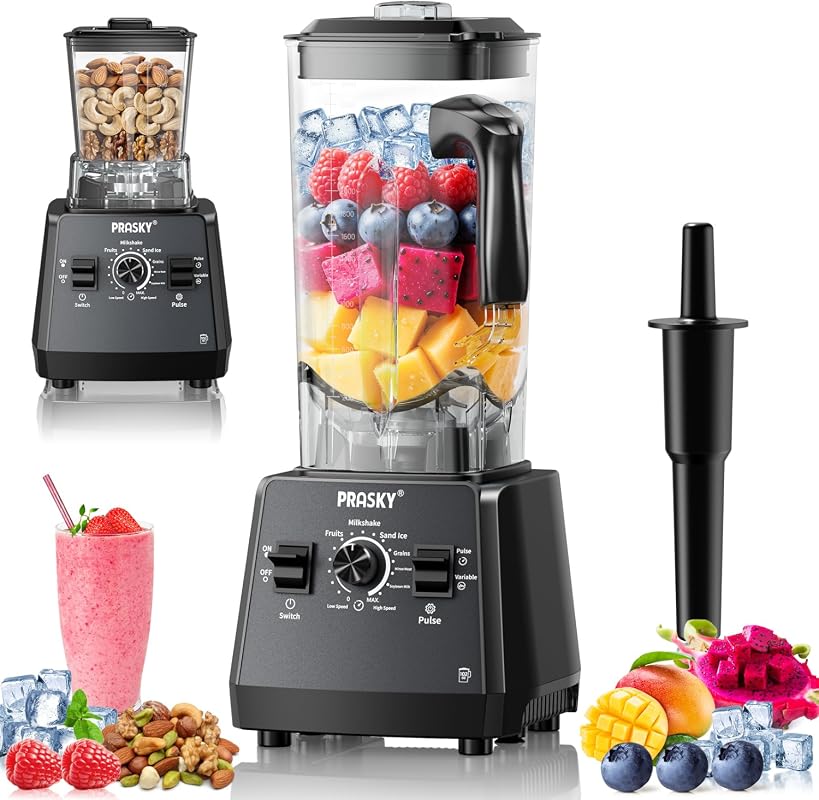 2400W High Capacity Countertop Blender for Smoothies and Frozen Drinks