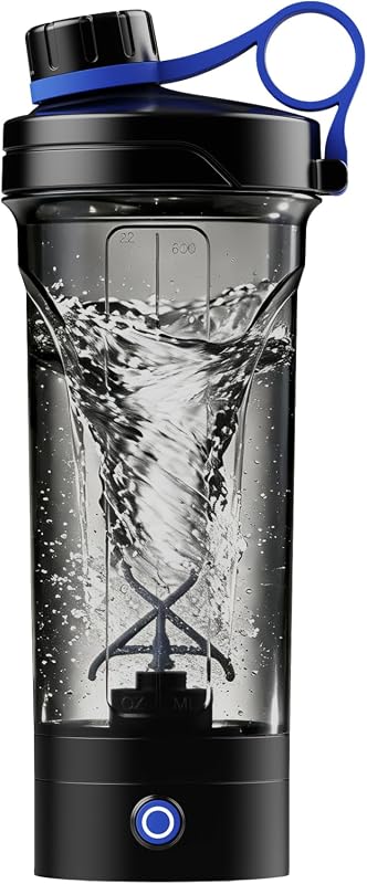 22oz Electric Protein Shaker Bottle, Rechargeable Vortex Mixer Cup for