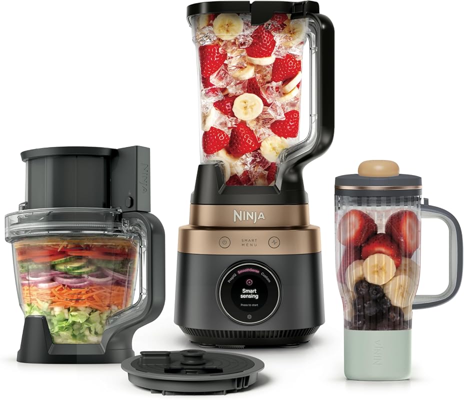Ninja CrushBOSS 4-in-1 Blender and Food Processor with Auto Dicing and