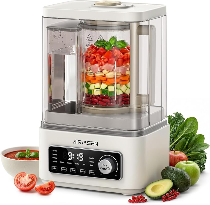 AIRMSEN 11-in-1 Glass Blender