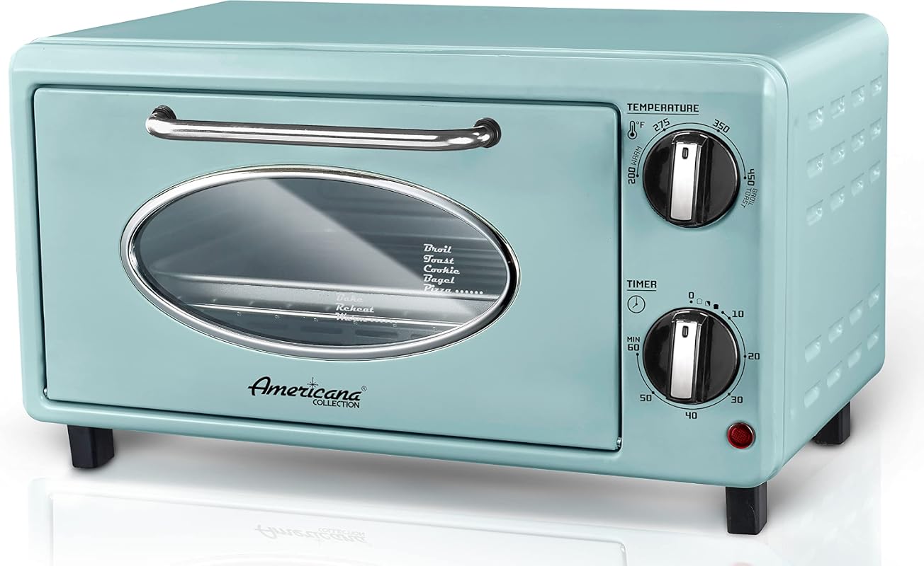 Elite Gourmet Retro Diner Toaster Oven
