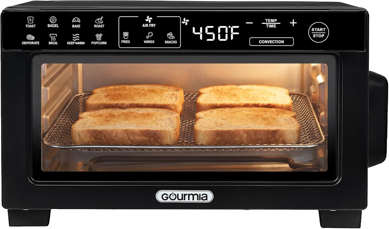 Gourmia 4-Slice Capacity Digital Toaster Oven with Multiple Pre-Set Co