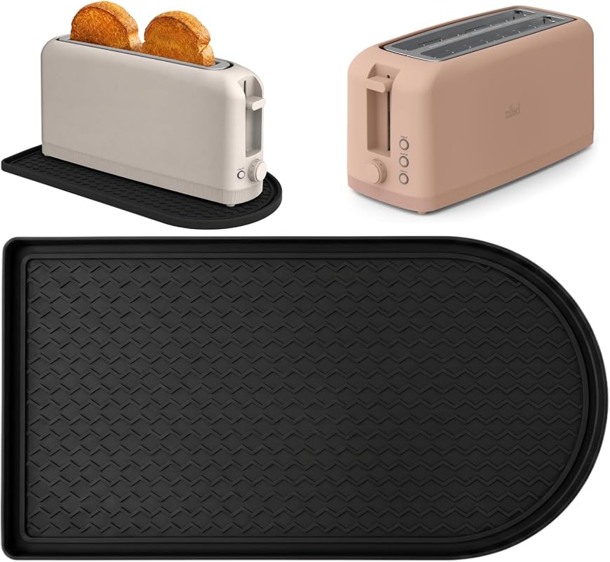 Heat Resistant Toaster Crumb Catcher Tray for Under Toaster, Non-Slip 