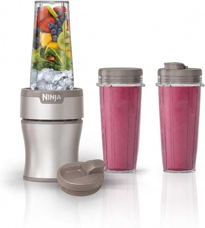 Ninja Nutri-Plus Personal Blender, 900W Power, Includes Three 20oz Cup